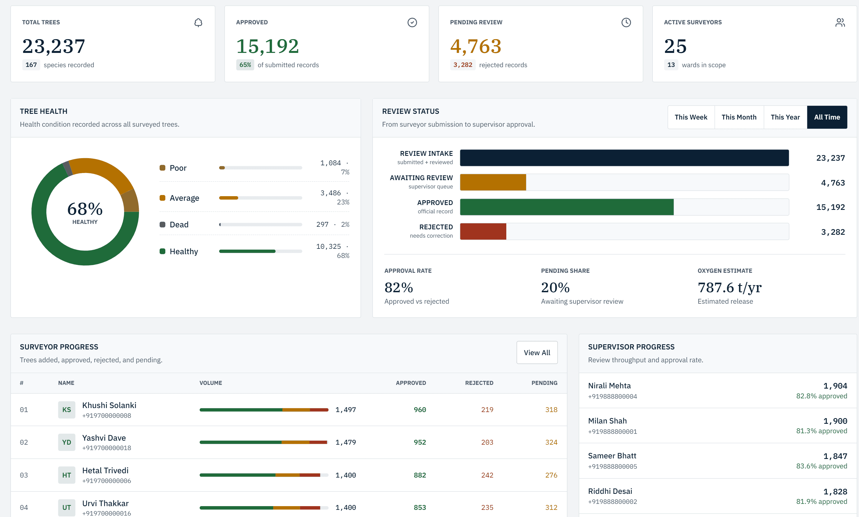 Building Tree Census: a Django and Next.js platform from local dev to production on GCP